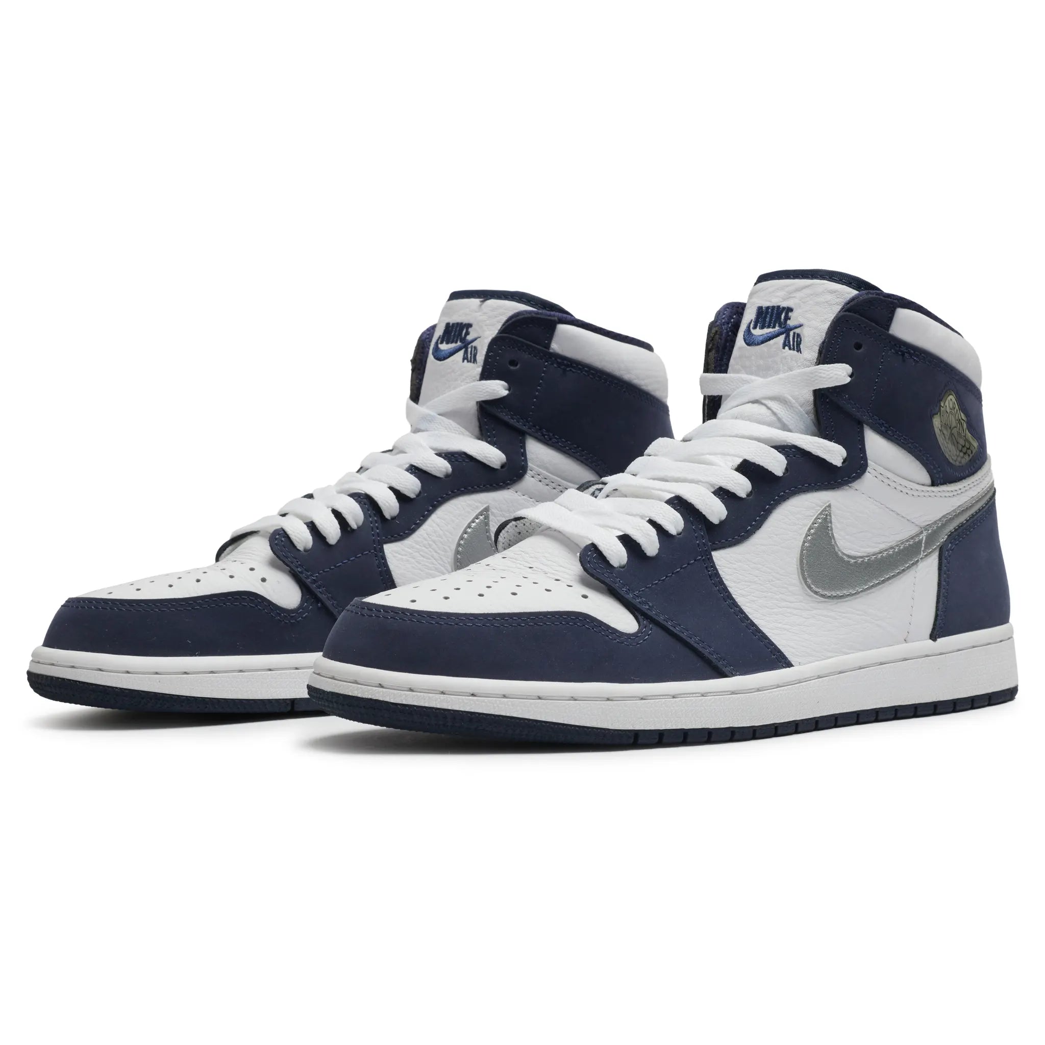 Front Side View of Preloved - Air Jordan 1 Retro High CO.JP 'Midnight Navy' 2020 DC1788-100